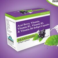 Acia Berry Vitamin VitB1 VitB2 VitB6 Softgel Capsules