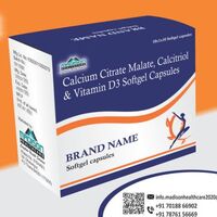 Calcium Citrate Malate Calcitriol Vitamin D3 Softgel Capsules