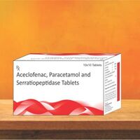 Aceclofenac Paracetamol Serratiopeptidase Tablets