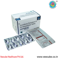 Aceclofenac Paracetamol and Serratiopeptidase Tablets