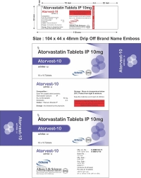 Atorvest-10 Tab